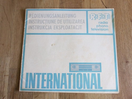 Ddr bedienungsanleitung - ddr,