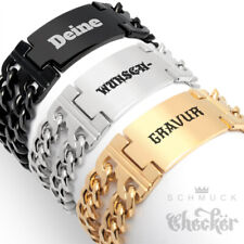Herren Armband Wunsch-Gravur