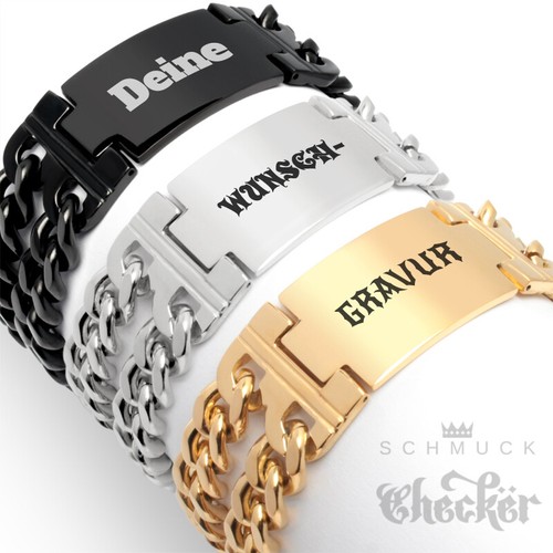 Herren armband wunsch gravur - herren,