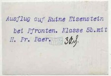 85/694 FOTO RUINE EISENSTEIN