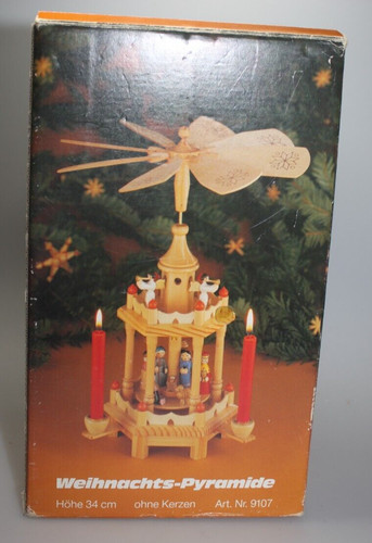 Holz weihnachtspyramide - holz,