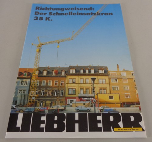 Prospekt broschüre liebherr - broschüre,