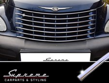 für CHRYSLER PT Cruiser 00-06  3M Chrom Zierleisten Chromleisten für Kühlergrill