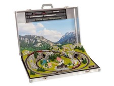 Noch 88410 - Modellbahnkoffer Füssen mit Minitrix Gleisen - Spur N - NEU