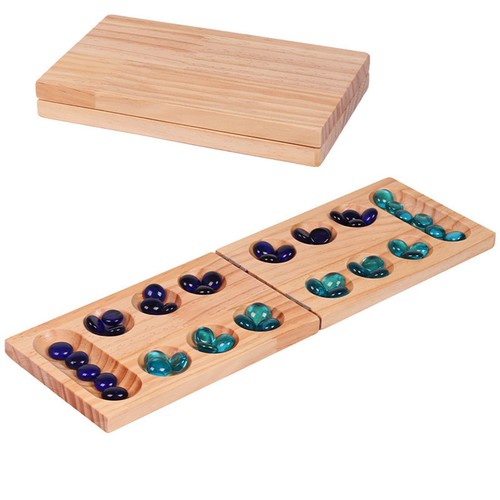 Klappbares mancala brettspiel - klappbares,