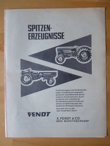 Fendt schlepper grosse - fendt,