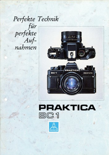 Pentacon kamera prospekt - pentacon,