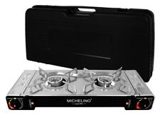 Doppelter Gaskocher mit Tragetasche Campingkocher  Michelino