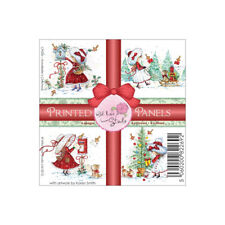 Wild Rose Studio Annabelle's Xmas Panels 12 Kartenaufleger Weihnachten 10x10 cm