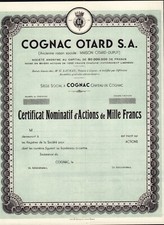 COGNAC OTARD SA Frankreich - jetzt Teil der Bacardi Gruppe