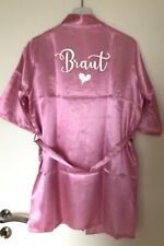 ❇️BRAUT MANTEL Gr.M und L MORGENMANTEL SATIN HOCHZEIT NEU