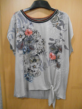 Damen Blusenshirt von TAIFUN  Grau / Mehrfarbig Gr.44