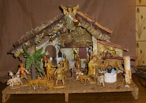 Weihnachtskrippe mit