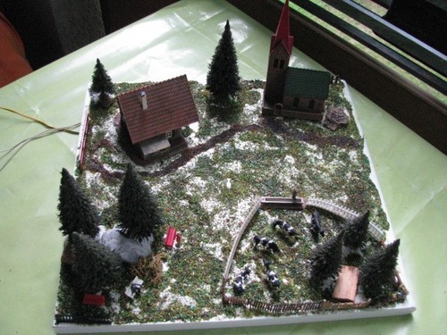 Diorama wiesn idylle - wiesn,