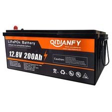 Qidianfy 12V 200Ah LiFePO4