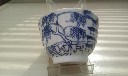 Antike blau weiße chinesische