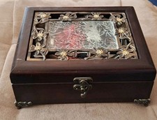 Wunderschöne Schmuckschatulle Schatulle mit Modeschmuck