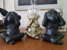Deko Figuren drei Weise Affen...nicht sehen..nicht hören...nicht reden...???