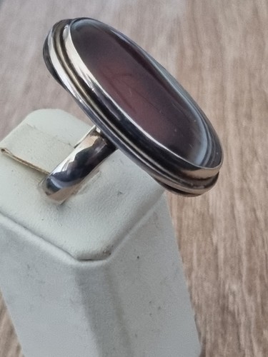 Großer silberring mit - silberring, großem