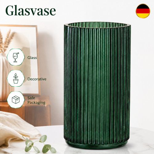 Boho glasvase gerippt - boho,
