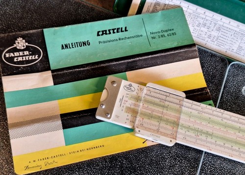 Rechenschieber faber castell - rechenschieber, faber-castell