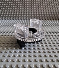 LEGO Technic Drehkranz Zahnrad Zahnkranz 7x7 Transparent Schwarz 2856 2855 P20