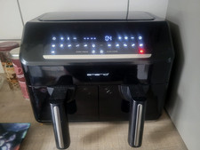 NEUw.  XXL Doppel Air Fryer Heißluftfriteuse Emerio,BDA+OVP  !   NP. 140,-e