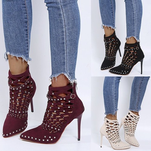 Wildleder pumps mit hohlem - wildleder-pumps,