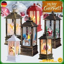 LED Kerzenhalter Weihnachten Xmas Rentier Weihnachtsmann Dekokerzen Laterne