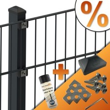 Doppelstabmattenzaun 6/5/6