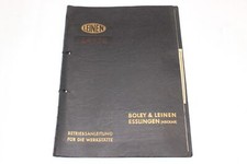 Betriebsanleitung - Revolver-Drehbank - BOLEY & LEINEN - ER15 E - Bj. 1958