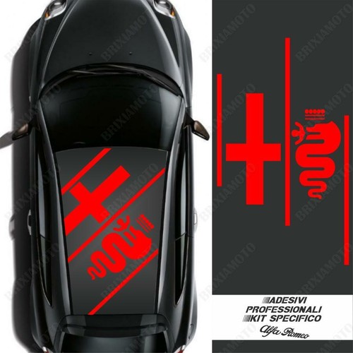 Aufkleber dach logo alfa romeo - aufkleber,