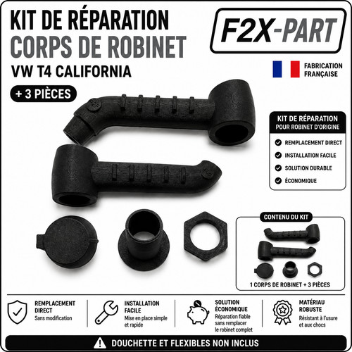 Armaturenkörper schwarz t4 - armaturenkörper,