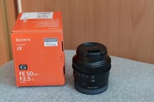 Sony 50mm g objektiv - 50mm, f2.5