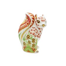 Royal crown derby - red, squirrel