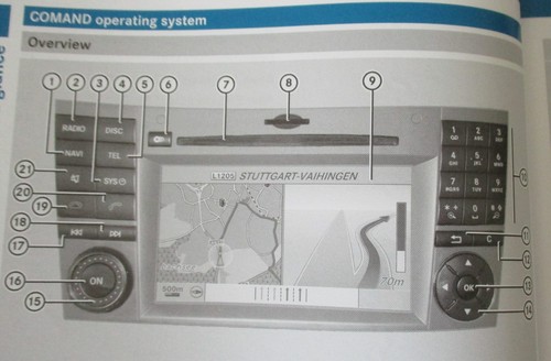 Mercedes benz comand - (2011),