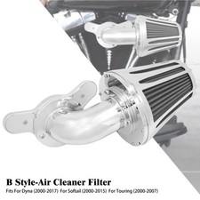 Kegel Chrom Luftfilter Grau Lufteinlass Für Harley Softail 00-15 Touring 00-2007