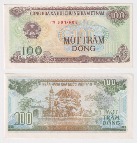 100 dong banknote vietnam - banknote,