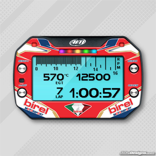 Birel old style gel aufkleber - old,