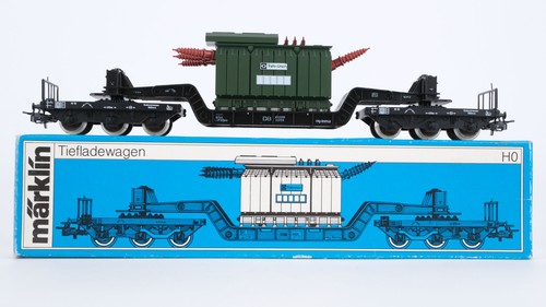Märklin 4617 tiefladewagen - märklin,