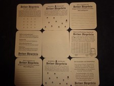 Bierdeckel Bürgerbräu Berlin Seriendeckel