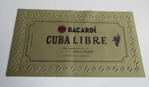 Bacardi cuba libre - cuba, matte