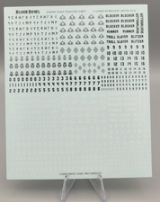 Warhammer Blood Bowl Zwergen Team Bitz: ABZIEHBILDER  ( Die Dwarf Giants )