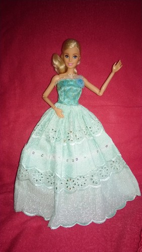 Barbie kleid puppen hellgrün - barbie,