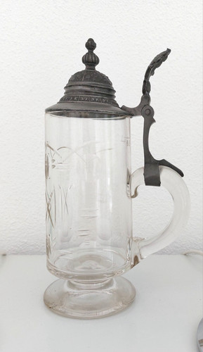 Bier krug antiker glas - krug,