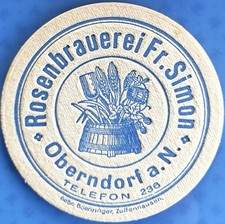 Alter Bierdeckel VK