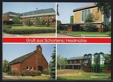 AK Schortens /Heidmühle, Rathaus, Neuapostolische Kirchen Heidmühle und Middels 
