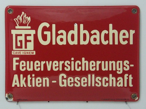 Feuerversicherungsschild