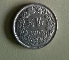 1/2 Schweizer Franken von 1964