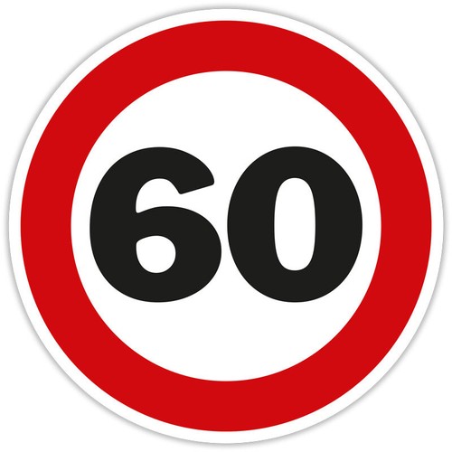 Blechschild geburtstag - , 60.